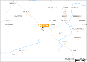 map of Pobuži