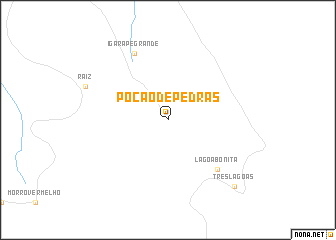 map of Poção de Pedras