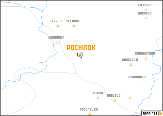 map of Pochinok