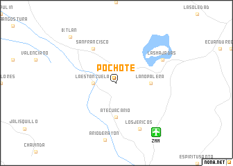 map of Pochote