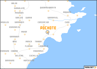 map of Pochote