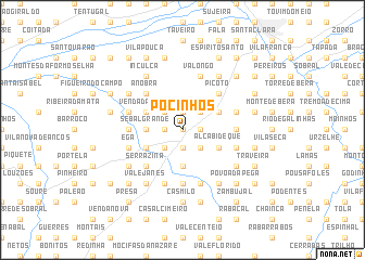 map of Pocinhos