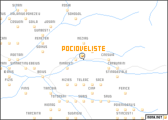 map of Pociovelişte