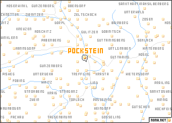 map of Pöckstein