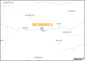 map of Poço Branco