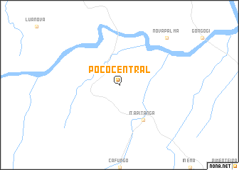 map of Poço Central