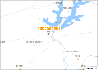 map of Poço da Cruz