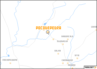 map of Poço de Pedra