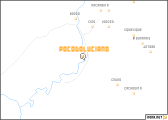 map of Poço do Luciano