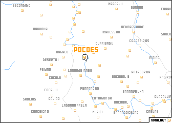 map of Poções
