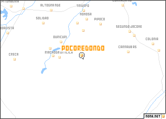 map of Poço Redondo