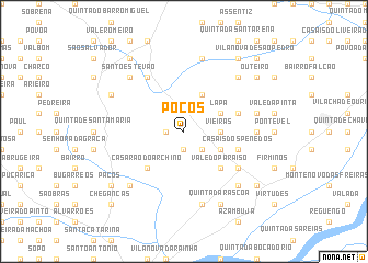 map of Poços