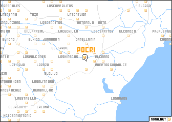 map of Pocrí