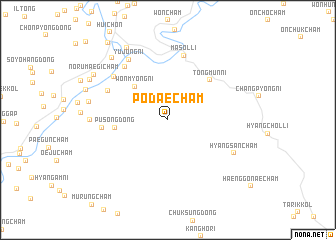 map of Podaech\