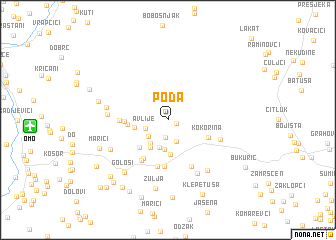 map of Poda