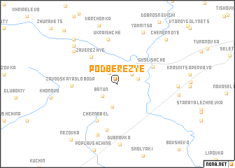 map of Podberezʼye