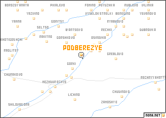 map of Podberez\