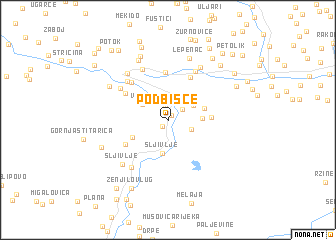 map of Podbišće