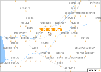 map of Podborov\