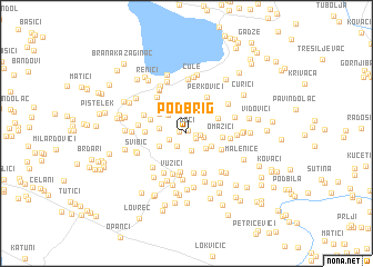 map of Podbrig