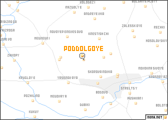map of Poddolgoye