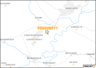 map of Poddubnyy