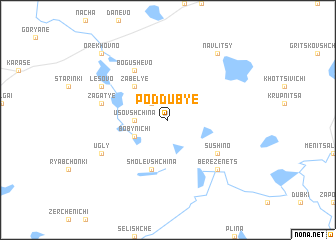 map of Poddubʼye