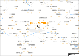 map of Podemłynek