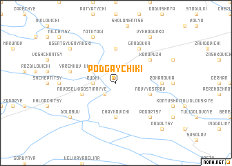 map of Podgaychiki