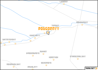 map of Podgornyy