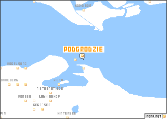 map of Podgrodzie