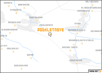 map of Podkletnoye
