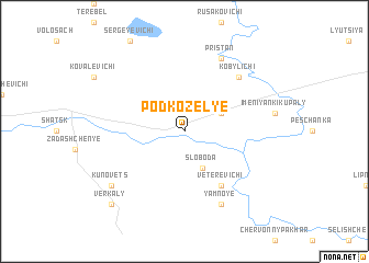 map of Podkozelʼye