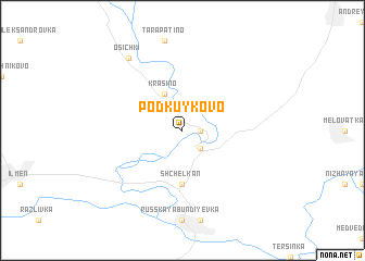 map of Podkuykovo