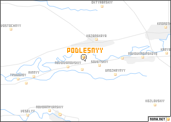 map of Podlesnyy