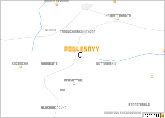 map of Podlesnyy