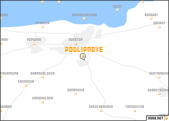 map of Podlipnoye