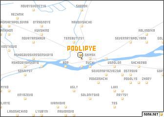 map of Podlip\