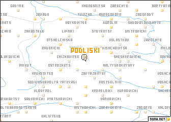 map of Podliski