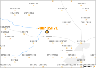 map of Podmosh\