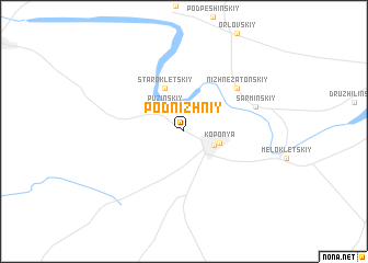 map of Podnizhniy