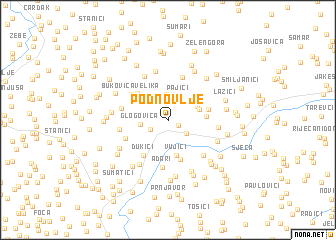 map of Podnovlje