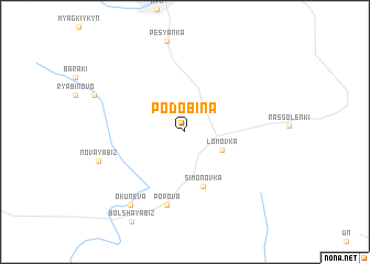 map of Podobina