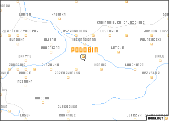 map of Podobin