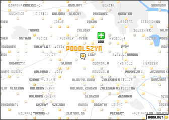 map of Podolszyn