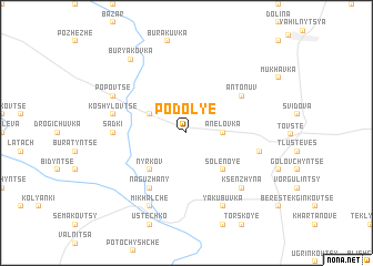 map of Podolʼye