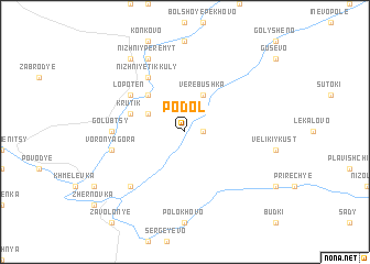 map of Podol