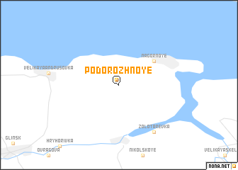 map of Podorozhnoye