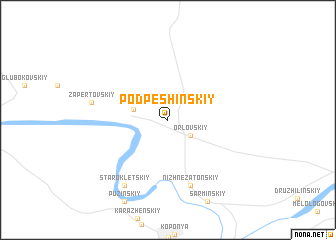map of Podpeshinskiy