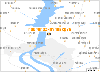 map of Podporozhnyanskoye